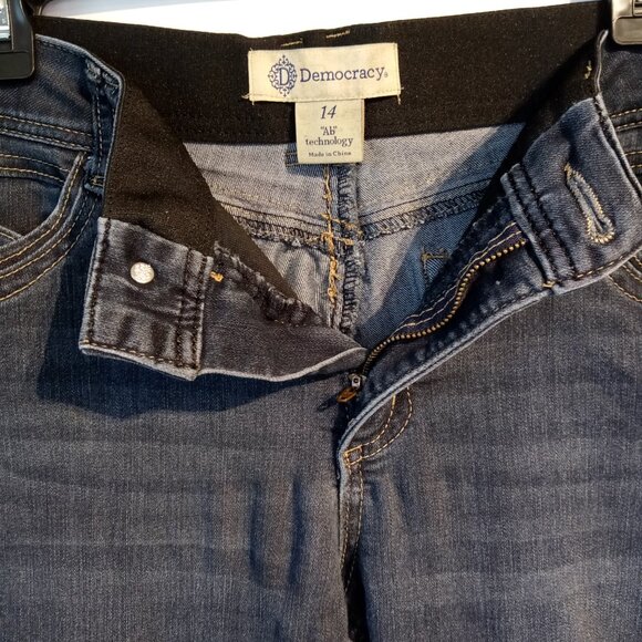 DEMOCRACY Jeans sz 14 Absolution "Ab" Technology Stretch Skinny Ankle VGC - Picture 7 of 14